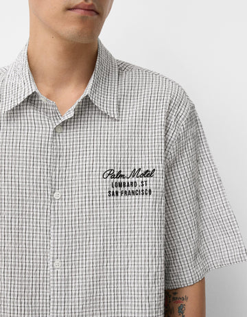 Palm motel short sleeve shirt