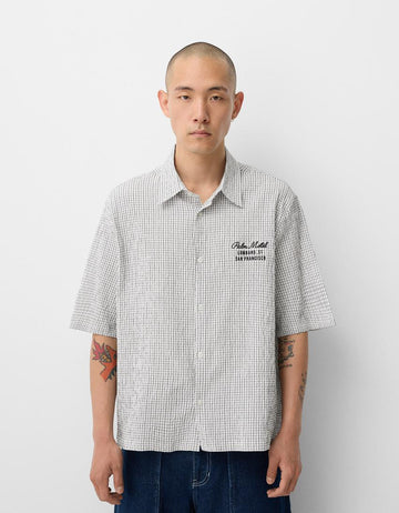 Palm motel short sleeve shirt